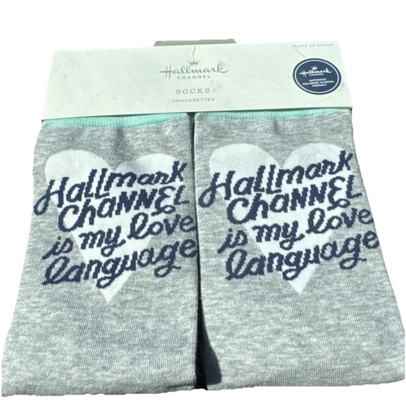 Hallmark Christmas Movies Socks One Size, NWT Love Language - Picture 1 of 6